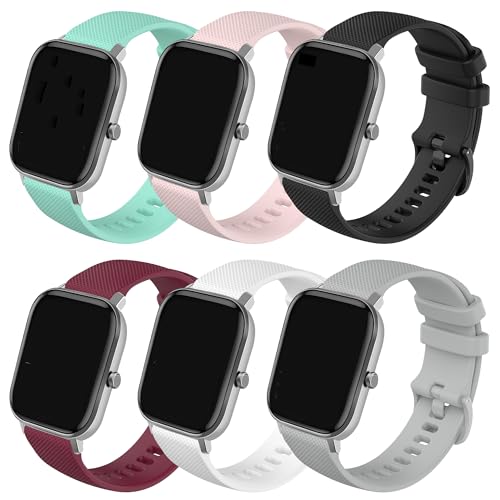 Correa de silicona compatible para reloj Nerunsa P66 6-Pack