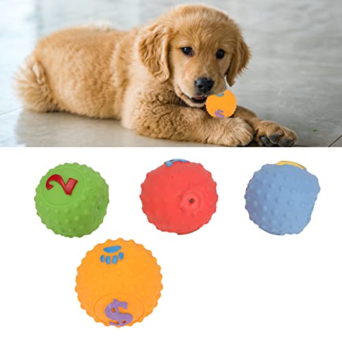 Juguete mordible interactivo de látex para perros 4 piezas miniatura 5