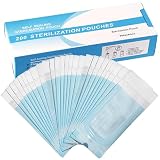 200 sachets de stérilisation, sachets de stérilisation autoclavables, sachets de stérilisa...