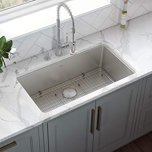 Ruvati 31-Inch Undermount Kitchen Sink 16 Gauge Stainless Steel Single Bowl - Rvm5931 #TOP1