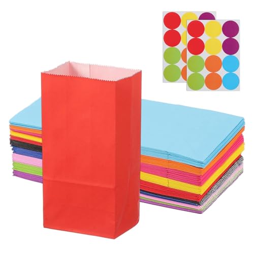 Sachets en papier pour bonbons cadeaux friandises PATIKIL 60 mini pochettes de fête