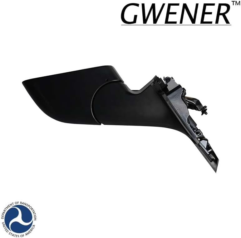 Side Mirror Assembly White Fit for 2022-2024 Tesla Model 3 low configuration L