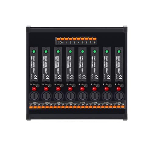Module de relais à solide 5-24V DC PLC 8 voies carte d'amplificateur AC