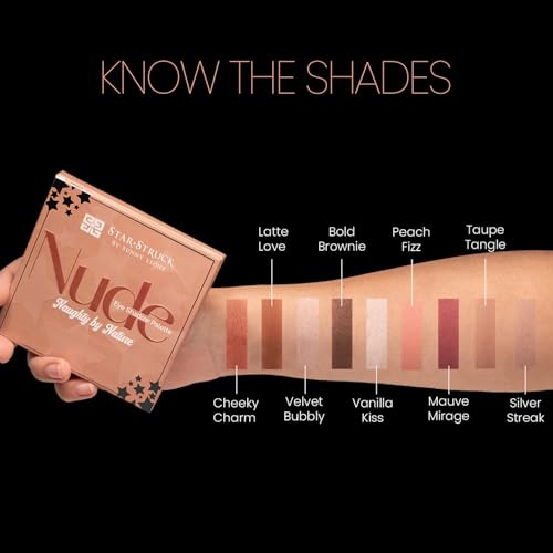 Image of STARSTRUCK BY SUNNY LEONE Nude Matte Eyeshadow Palette - Naughty BY Nature, 12.5G