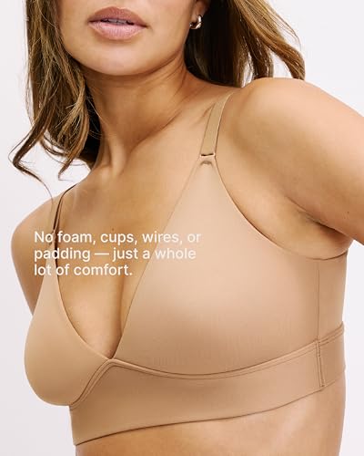 Image of Harper Wilde Bliss Triangle Bralette - Ultra-Soft, Lightweight Bralette for Women with No Cups, No Wires, No Padding