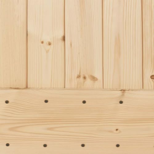 Vidaxl Porta Narvik 85X210 Cm In Legno Massello Di Pino - 8