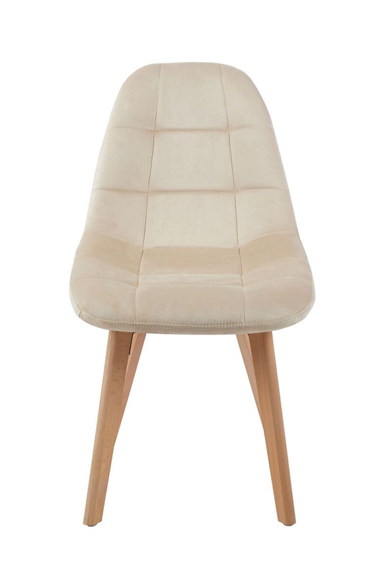 Regalos Miguel - Sillas Comedor - Silla Kelen Terciopelo - Beige