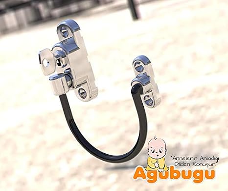Agubugu Baby AGU-016 Pimapen Door and Window Child Lock (White, 100g)