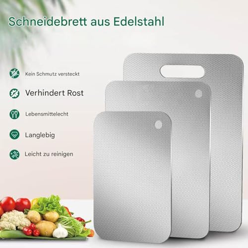 Planche à découper en acier inoxydable pour sublimer vos apéritifs