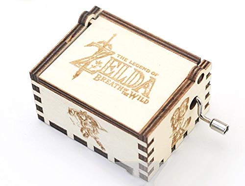 WooMax The Legend of Zelda Boîte à musique en bois sculpté à la main Cover