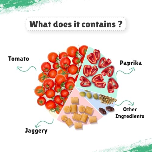 Image of Little Joys Tomato Sauce Squeeze for Kids | No Refined Sugar, No Added Preservatives or Chemicals | Made with Jaggery | 100% Vegetarian Tomato Ketchup | 320g