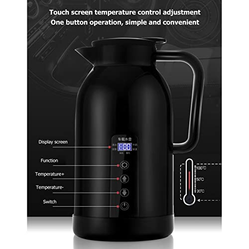 Tetera eléctrica portátil acero inoxidable 1.3 L miniatura 7