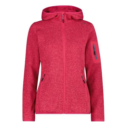 Veste zip à capuche CMP pour femme en coloris magenta, taille M