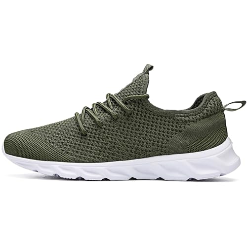 Image of Damyuan Running Shoes Men Lightweight Gym Walking Tennis Walking Sneakers | Athletic Walking Shoes | Fashion Sneakers | Casual Sports Shoes with Breathable Mesh | Non Slip Durable Rubber Outsole