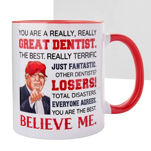 Donavibe Dentist Mug 11oz, Dentist Gifts, Christmas, Mothers Day, Fathers Day, Birthday...