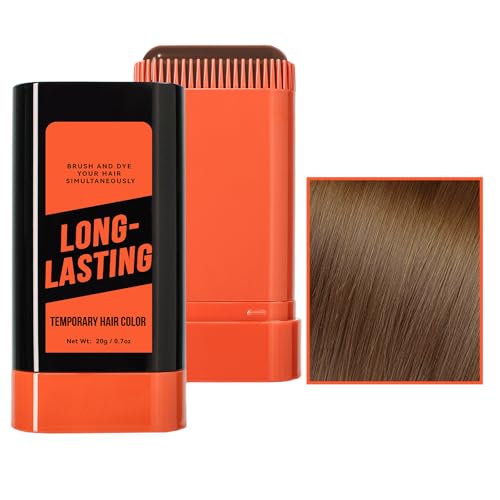 Eazerom 11 Hair Dye Stick,Barra de Color para las Canas y Raíces,Temporary Hair Dye cream,Hair Color Touch Up Cover Root Stick,para Cubrir la Raíz del Cabello gris,Retoque del Cabello,03# COFFEE