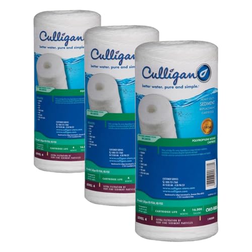 Image of Culligan CW5-BBS Water Filter Replacement Cartridge,White,(Pack of 3)
