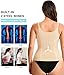 Eleady Women's Underbust Corset Waist Trainer Cincher Steel Boned Body Shaper Vest with Adjustable Straps (M, Beige)