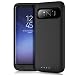 Feob Battery Case for Galaxy S8 Plus, Upgraded 6500mAh Portable Rechargeable Charger Case Extended Battery Pack for Samsung Galaxy S8 Plus Protective Charging Case for Galaxy S8+(6.2 inch) -Black