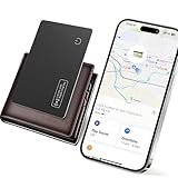 YAOTE Wallet Tracker Card, Ultra-Thin Luggage Tracker Works with Find My (iOS only), Item Locator for Wallet, Suitcase, ID Card and More, Wireless Charging, Water Resistant