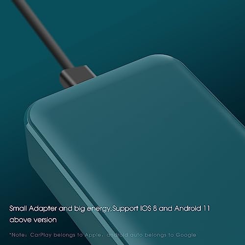 2023 adaptador sem fio CarPlay e adaptador sem fio Android Auto 2 em 1, converter com fio e AA CarPl