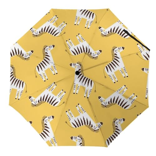 Parapluie automatique compact avec système anti-vent et toile pliable à ouverture rapide