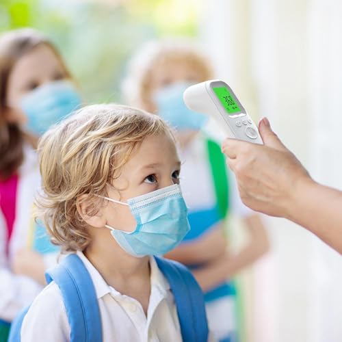 Termómetro Digital De Fiebre, Termómetro Digital Infrarrojos Sin Contacto Para Adultos Y Niños, Termómetros De Fiebre Infrarrojo Con Pantalla LCD, Termómetros Con Lectura Instantánea, Alarma De Fiebre - imagen 3