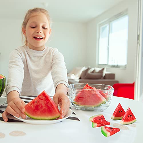 Mtlee 18 Pieces Fake Watermelon Slices Mini Fake Watermelon Decor Artificial Watermelon Realistic Simulation Artificial Fruit Decoration Watermelon Decor For Home Kitchen Party Decor Photography Prop #TOP2