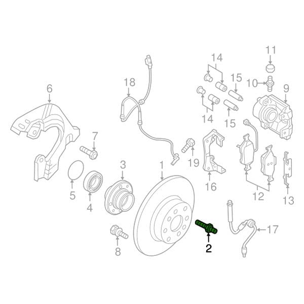 Amazon.com: Mopar 06509744AA - Axle Hub Mounting Bolt