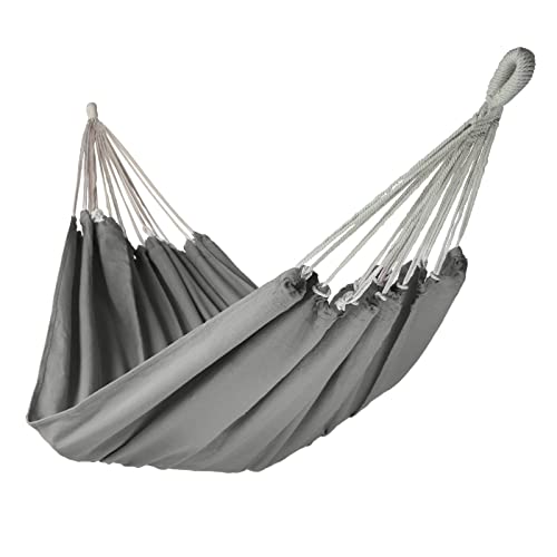 BB Sport Tuch Hängematte 200 x 140 cm max. Belastbarkeit 200 kg Tragetasche 1-2 Personen Camping Garten Balkon Terasse Wetterfest, Farbe:Karst – Bild 4
