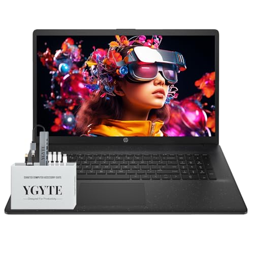 HP 17C`m[gp\R, FHD+ IPS 17.3 m[gp\R, Intel Core i5 (10RA), Windows 11 | Lifetime Office | Wi-Fi 6 | 10L[io[pbh | 64GB RAM 2T