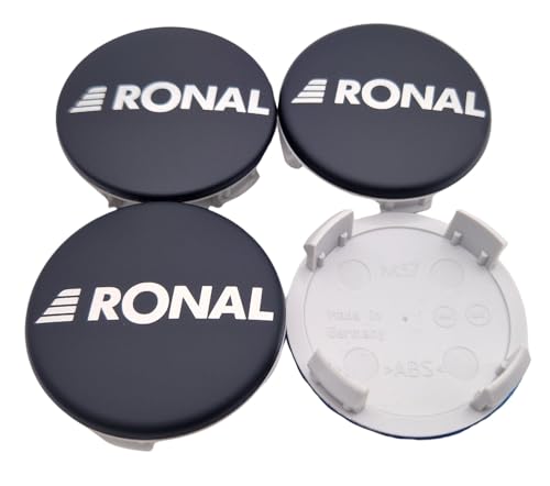 4X Original RONAL Nabendeckel 56,5mm / 53mm - Schwarz Matt M57 Center Cap Deckel Felgendeckel Nabenkappen 4X Original RONAL Nabendeckel 56,5mm / 53mm - Schwarz Matt M57 Center Cap Deckel Felgendeckel Nabenkappen