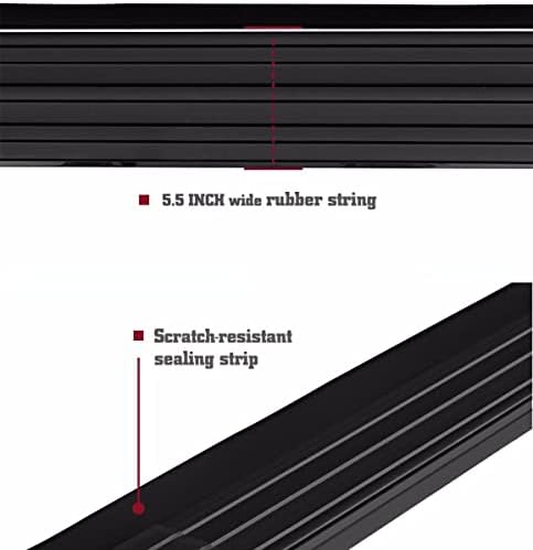 Miniatura 8 de Black Horse - Estribos sin igual, compatibles con Nissan Rogue-PR-N169BK 2021-2024
