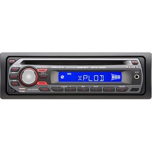Sony Xplod CDX-GT22W 208 Watts AM/FM Car CD Receiver with Detachable ...