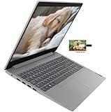 Newest Lenovo IdeaPad 3 15 Business Laptop, AMD Ryzen 3 3250U (Beat i3-9100U), 15.6' FHD IPS Display, 12GB RAM, 256GB SSD, Wi-Fi 5, Webcam, HDMI, Windows 10 Home | 32GB Tela USB Card