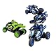 Ferngesteuertes Motorrad für Kinder, gebogenes Motorrad, mit ferngesteuertem Fahrer, Sprint Motorrad mit 3 Rädern, mit 360° Evoluzoni für Motorrad, Sport, Akrobatik, mit LED-Lichtern, verschiedene