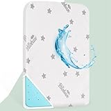 Crib Mattress Topper Pad Waterproof, Memory Foam 2-Inch Toddler Bed Mattress Fit Baby Toddler Mattresses with Removable Crib Mattresses Topper Cover Protector Machine Wash & Non-Slip | 52“x 27“