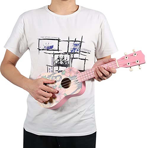 Ukulélé pour Enfants avec Petite Guitare à 4 Cordes, Ukulélé à Motif de Crâne/Ukulélé Mignon Rose avec Sac de Transport… - Les Beatles, Paul McCartney, John Lennon, RIngo Starr, George Harrison Ukulélé pour Enfants avec Petite Guitare à 4 Cordes, Ukulélé à Motif de Crâne/Ukulélé Mignon Rose avec Sac de Transport… – Image 3