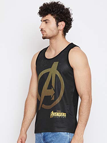 Image of Marvel Avengers by Wear Your Mind Men's Printed Vest (MMV0096P.2 2XL)