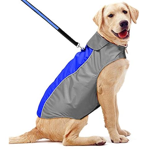 YFbrite Waterproof Dog Coat - Lightweight Pet Raincoat Cover