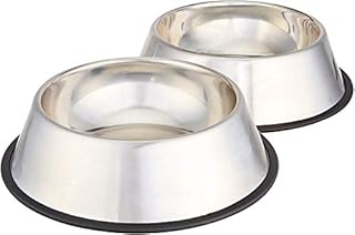 AmazonBasics Comedero de Acero Inoxidable