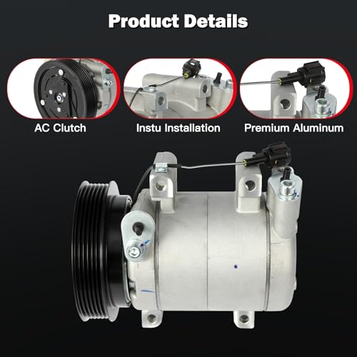 Image of CCIYU AC Compressor w /Clutch for Nissan Sentra 2.5L 2002-2006