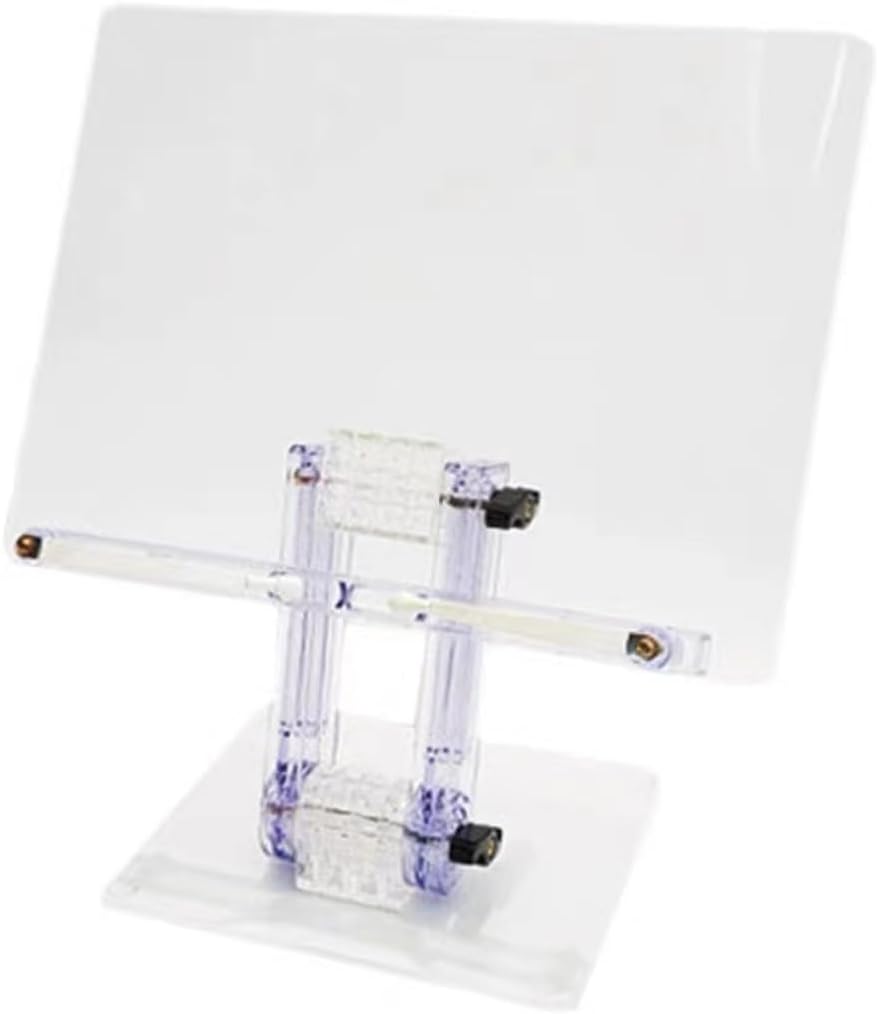 Acrylic Reading Frame, Adjustable Tabletop for, Flat Stand for