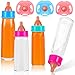 7 Pcs Disappearing Doll Feeding Set Baby Doll Bottles Milk and Juice Bottles with Toy Pacifier Baby Doll Accessories Doll Bottle Toy for Doll Accessories