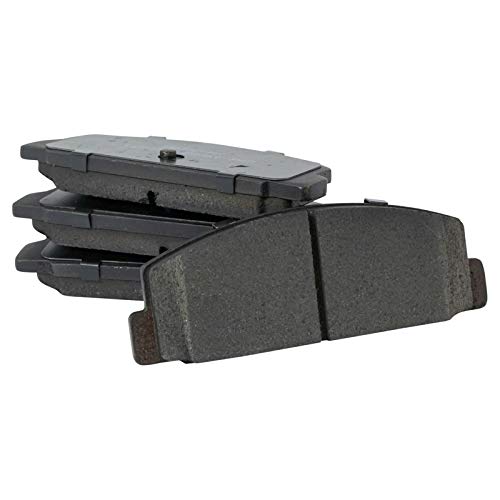 Image of TRQ Rear Brake Pad and Rotor Set Ceramic Compatible with 2003 Mazda Protege