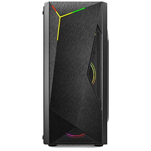 Gabinete Gamer T-Dagger TGC-G28B Preto RGB Sem fans