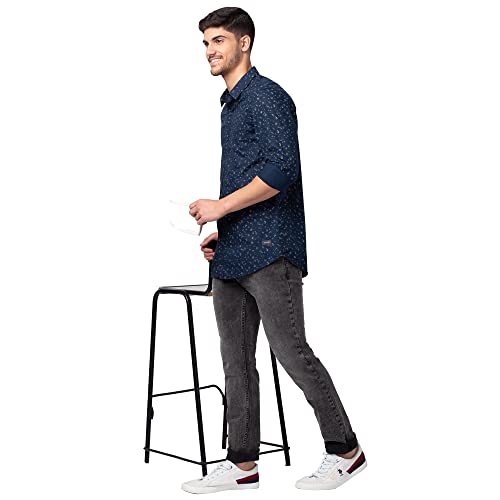 Image of Spykar Men's Rover Regular Fit Mid Rise Casual Jeans