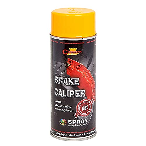 SolaDirect Yellow High Temperature Brake Caliper and Drum Spray Paint 150°C / 400 ml