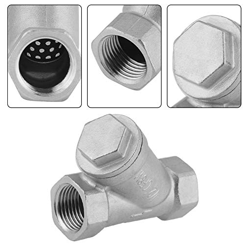 Stainless Steel Filter DN15 1/2 Inch Y-Type Wassergasfilter For Water And Gas Systems