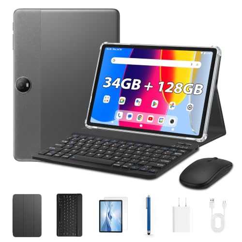 Image of Tablet 11 inch, Android 16 Tablet with Keyboard, Black